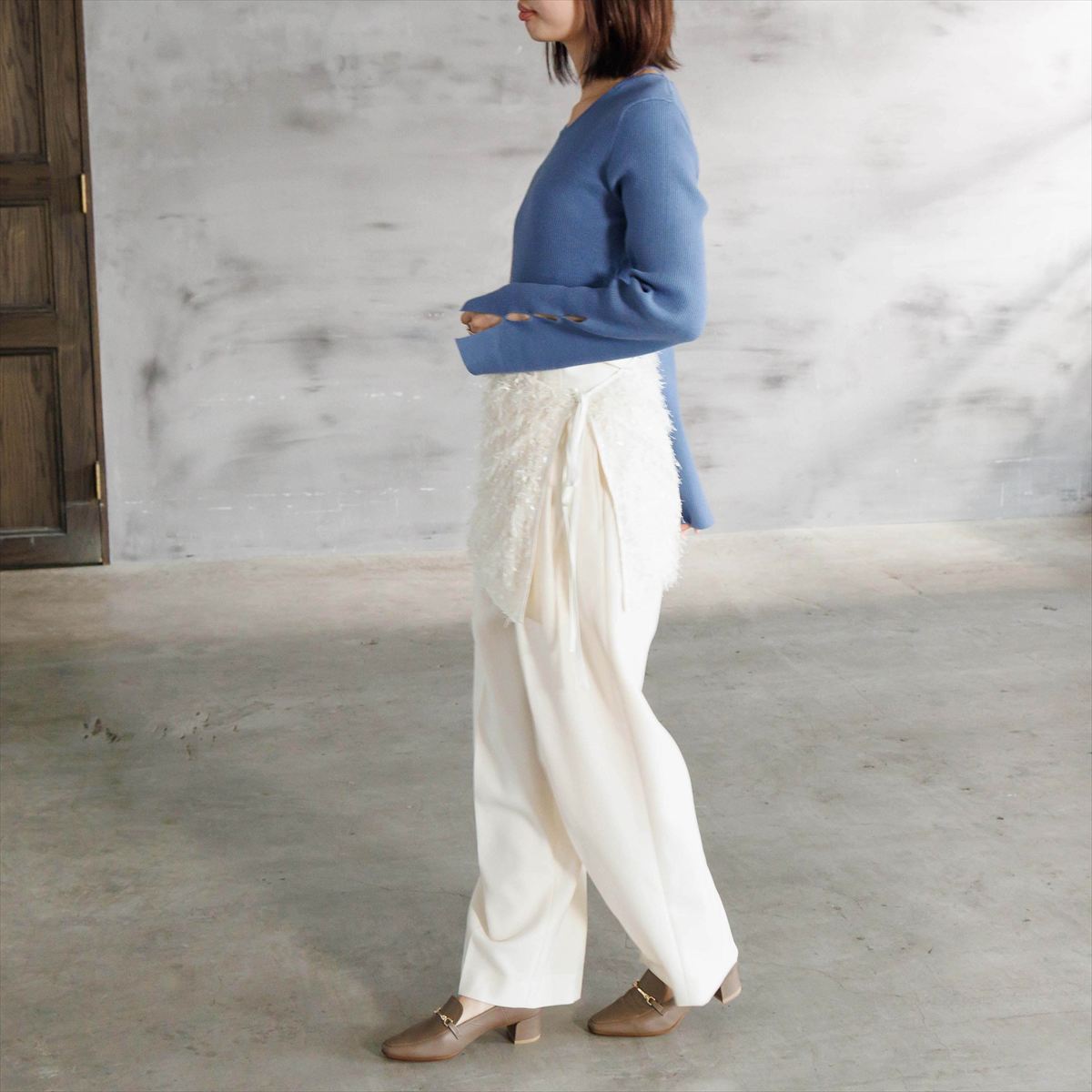 【26AW】ヒールバブーシュビットローファー/661331