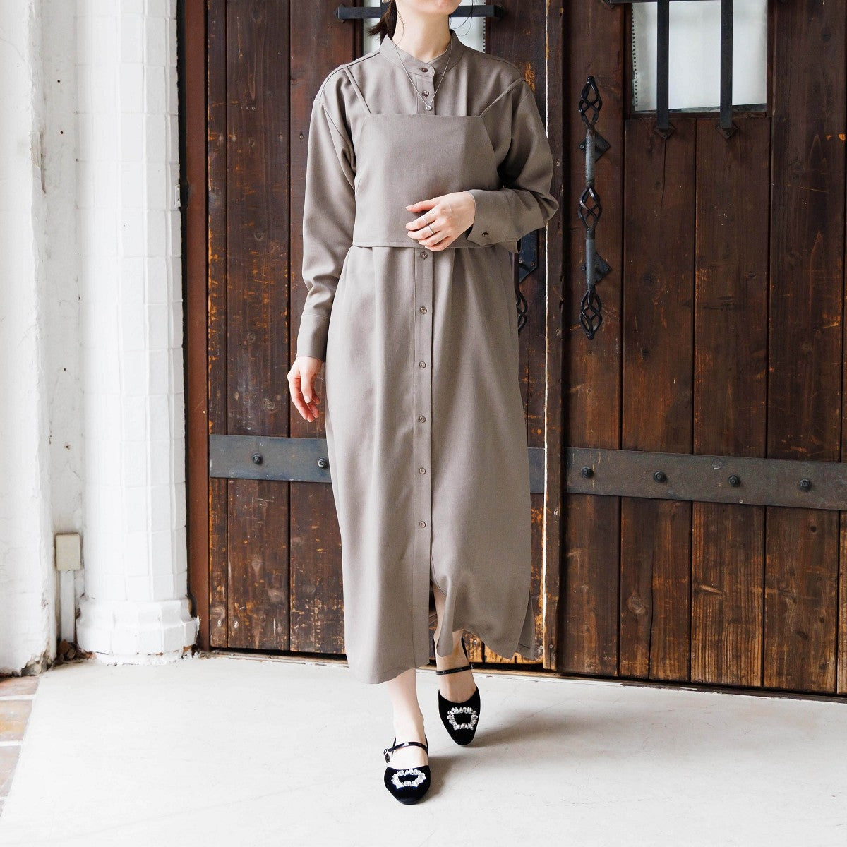 【26AW】HANAEMORI×HIMIKO ビジューセパレートパンプス/661333