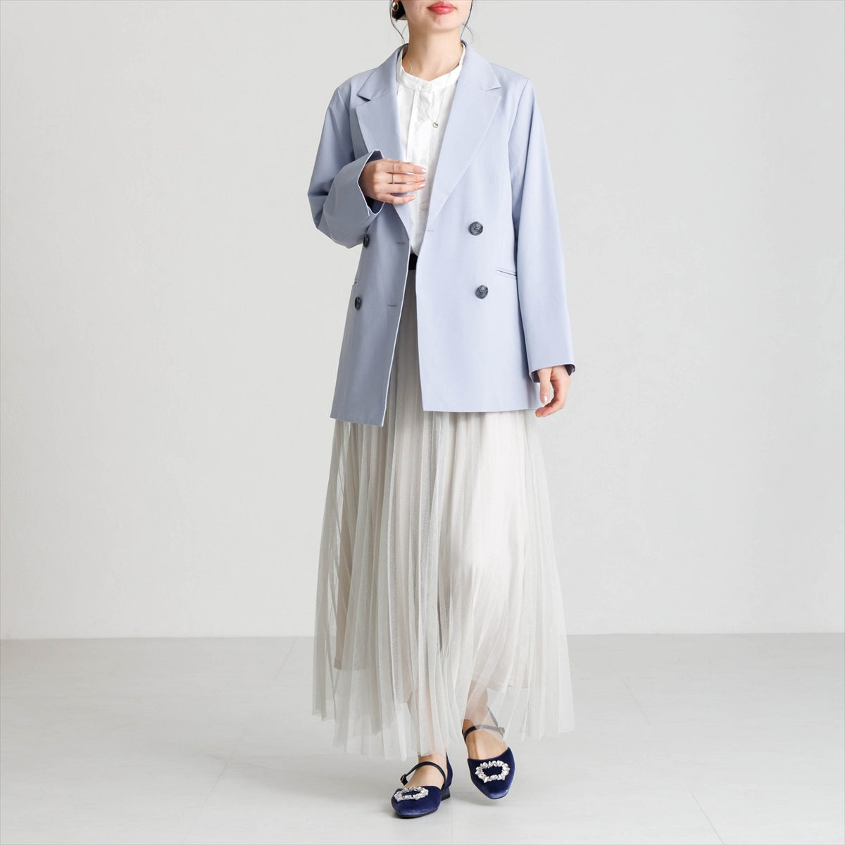 【26AW】HANAEMORI×HIMIKO ビジューセパレートパンプス/661333