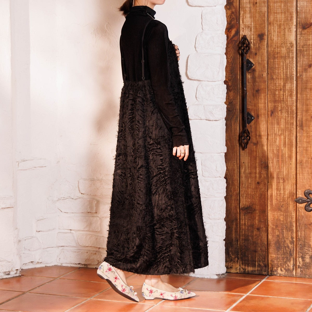 【26AW】HANAEMORI×HIMIKO パールリボンバレエパンプス/661334