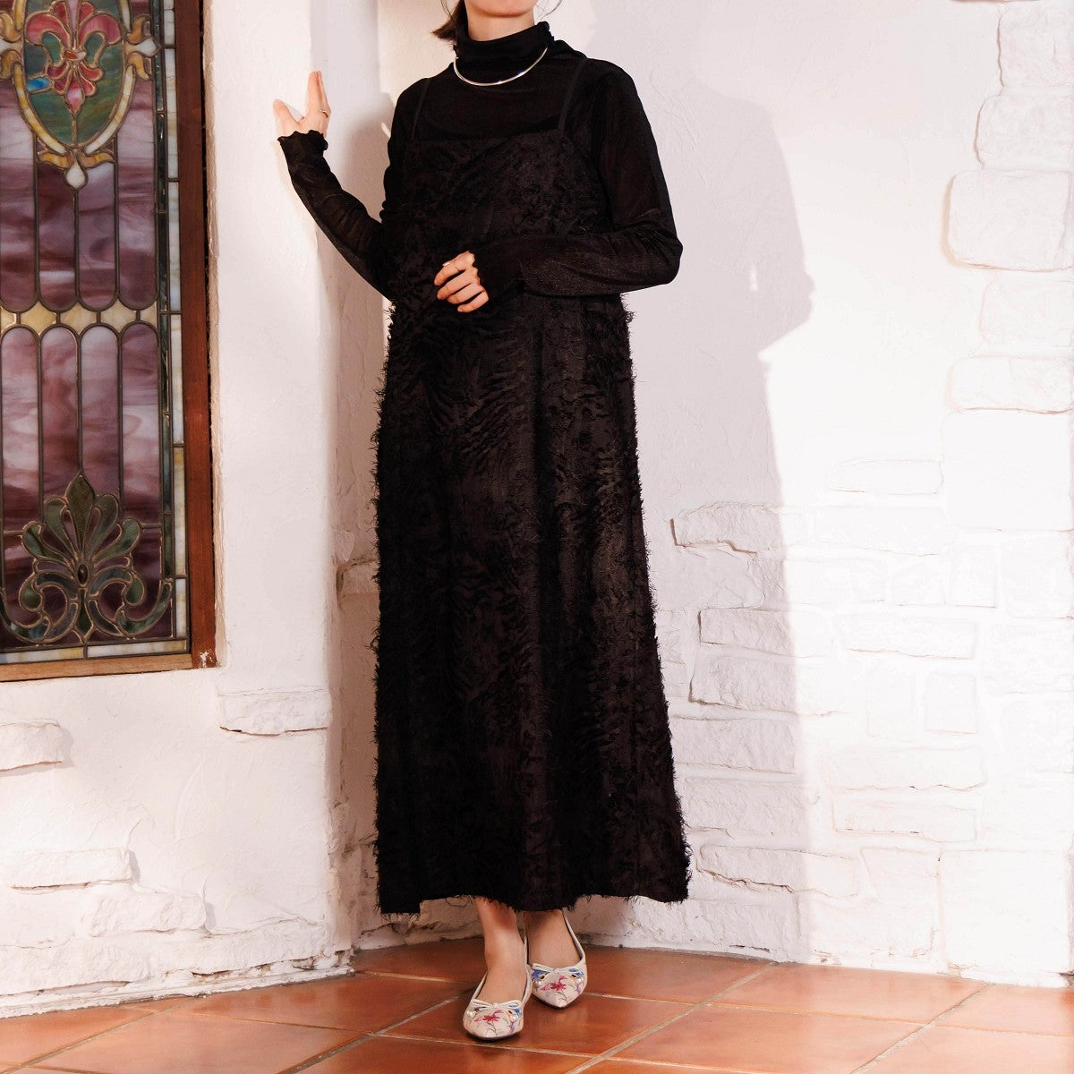 【26AW】HANAEMORI×HIMIKO パールリボンバレエパンプス/661334