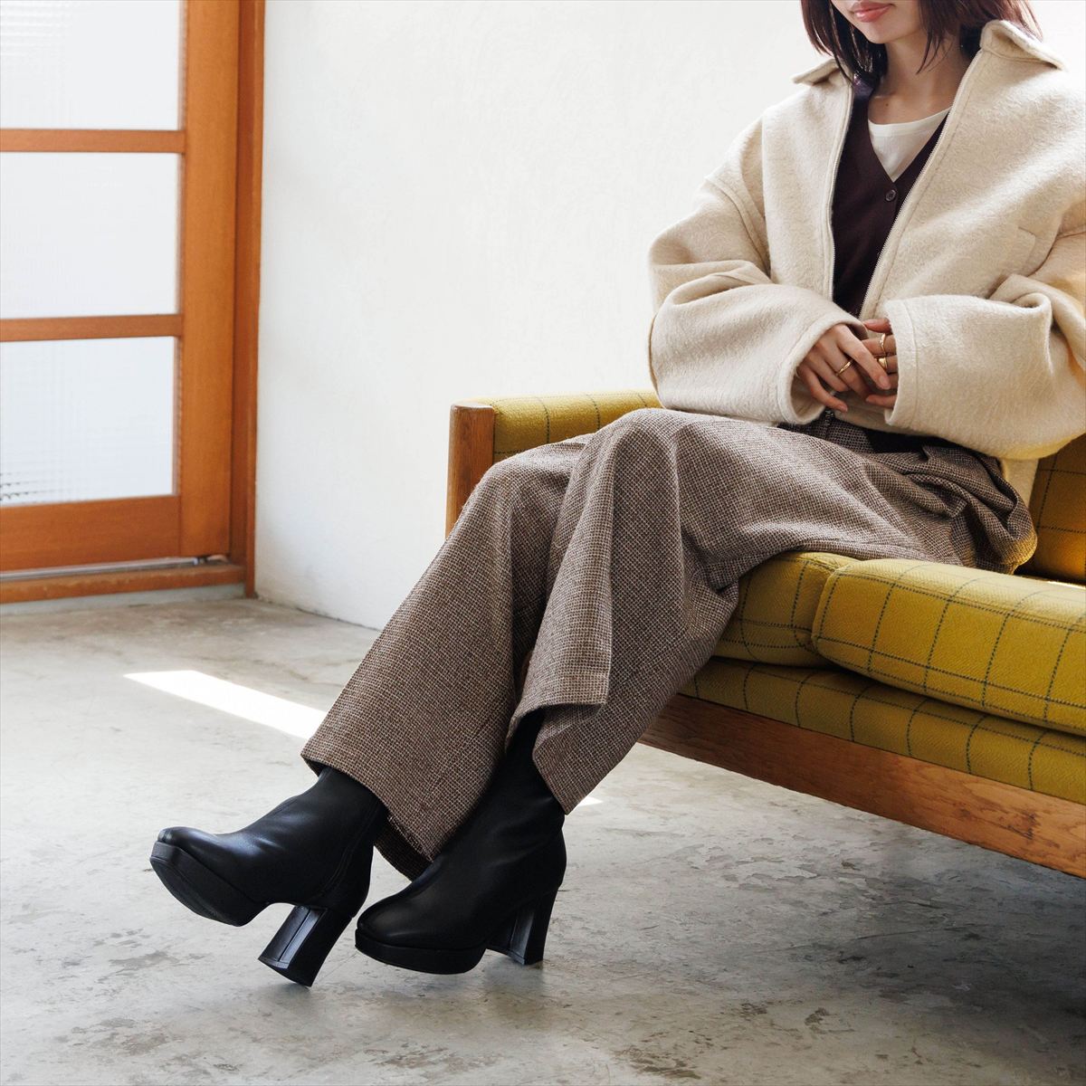 《予約／10月中旬入荷予定》【26AW】ストームストレッチレザーブーツ/661404