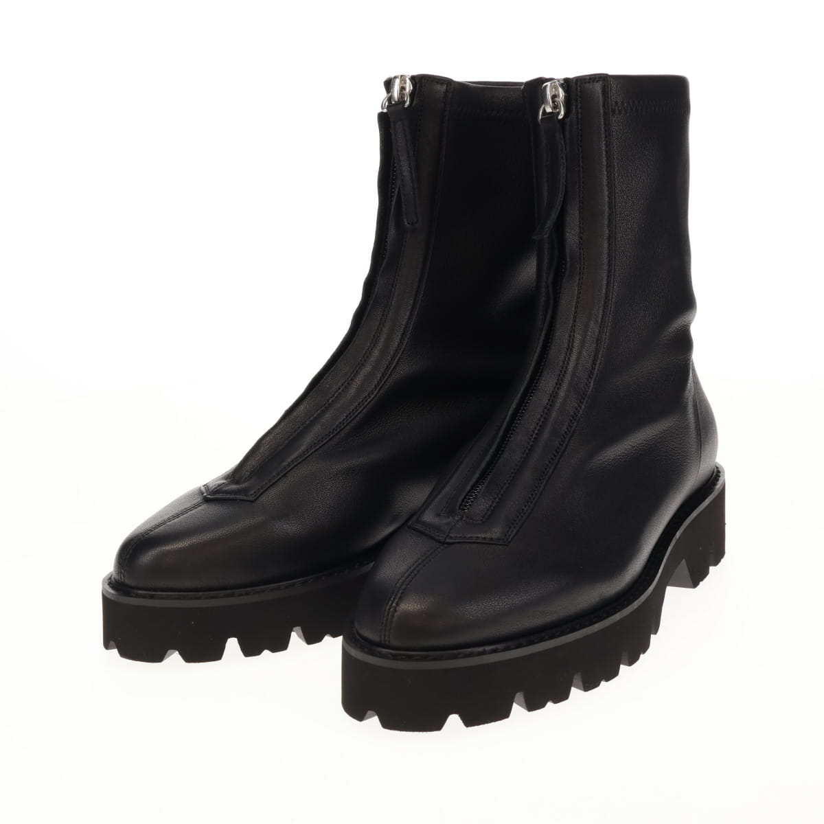 《予約／10月中旬入荷予定》【26AW】フロントジップストレッチブーツ/661409