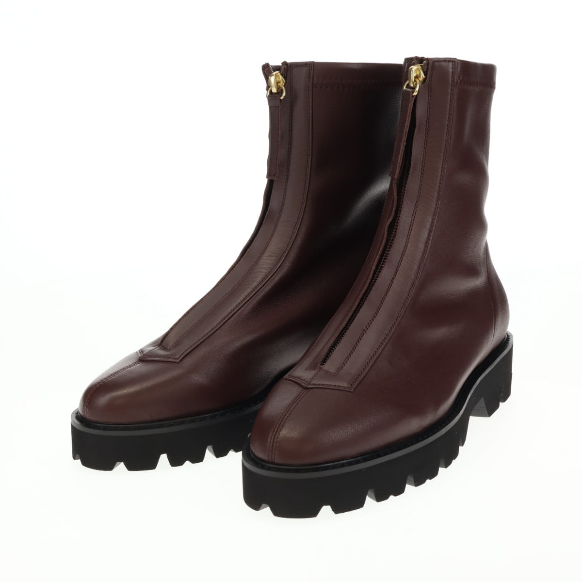 《予約／10月中旬入荷予定》【26AW】フロントジップストレッチブーツ/661409