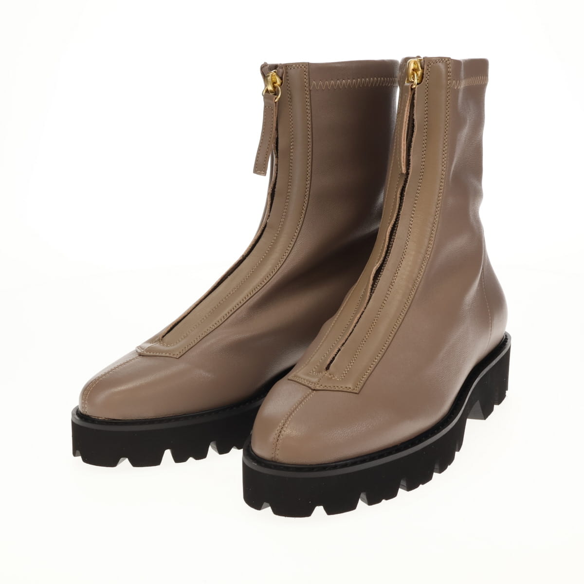 《予約／10月中旬入荷予定》【26AW】フロントジップストレッチブーツ/661409
