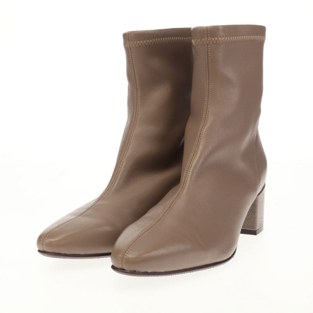 《予約／11月上旬入荷予定》【26AW】バックジップシープレザーストレッチブーツ/661413
