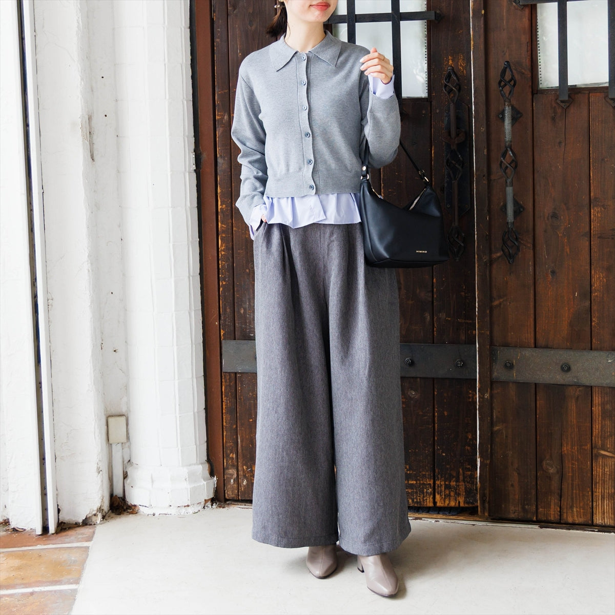 《予約／11月上旬入荷予定》【26AW】バックジップシープレザーストレッチブーツ/661413