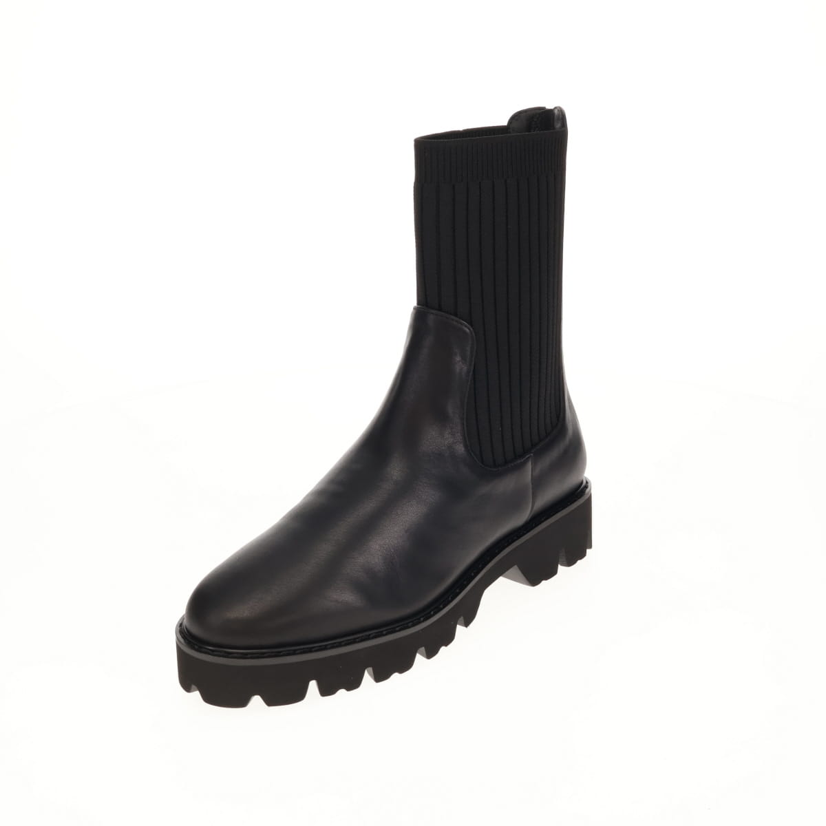 《予約／10月中旬入荷予定》【26AW】リブニットブーツ/661415