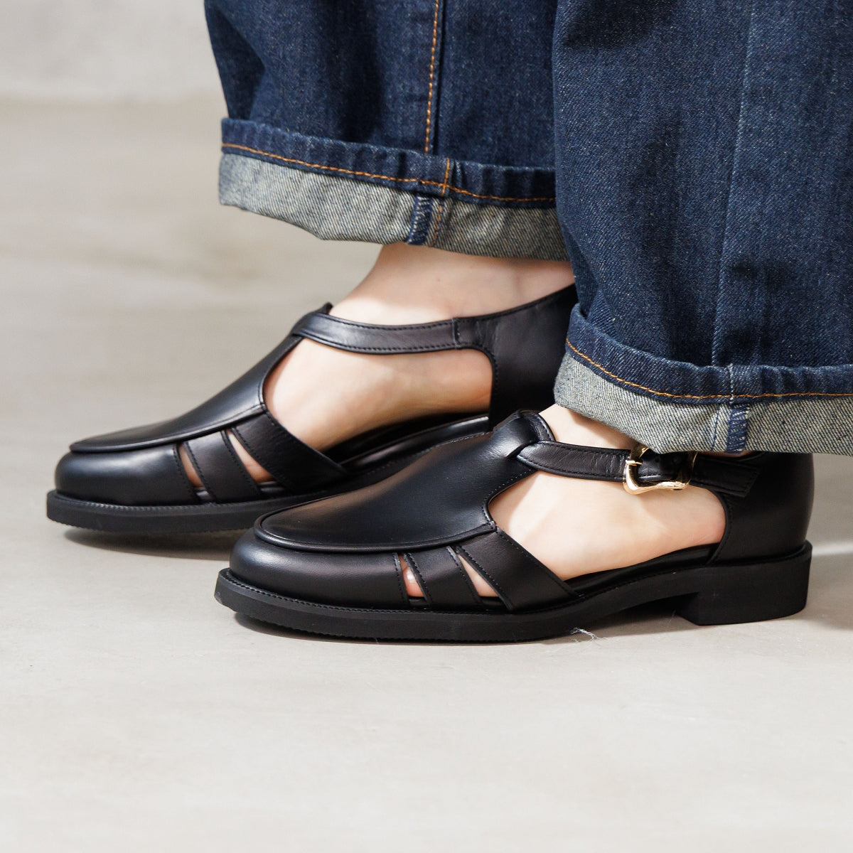 《予約/4月中旬入荷予定》ラウンドトゥグルカシューズ/661502