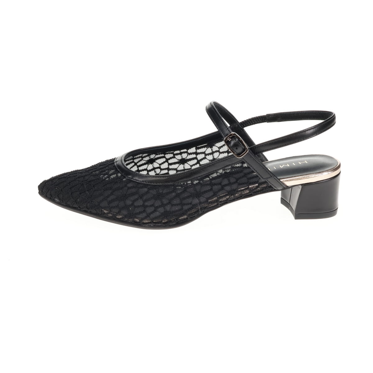 《予約/3月下旬入荷予定》ポインテッドトゥチュールバックストラップ/661505