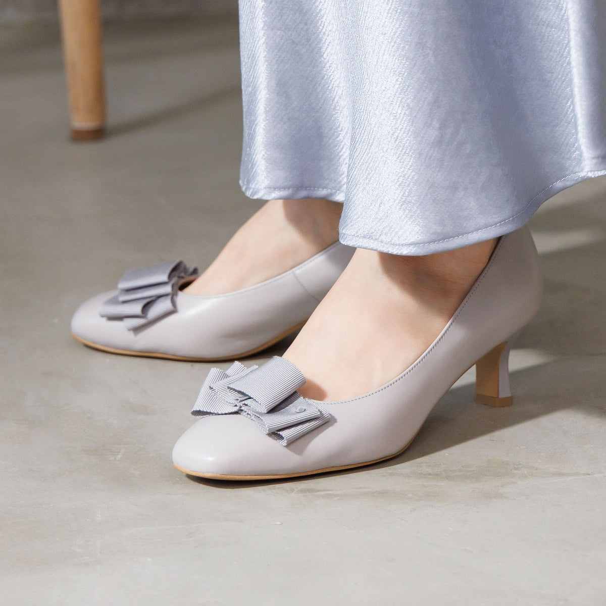 【26SS】リボンモチーフパンプス/663101