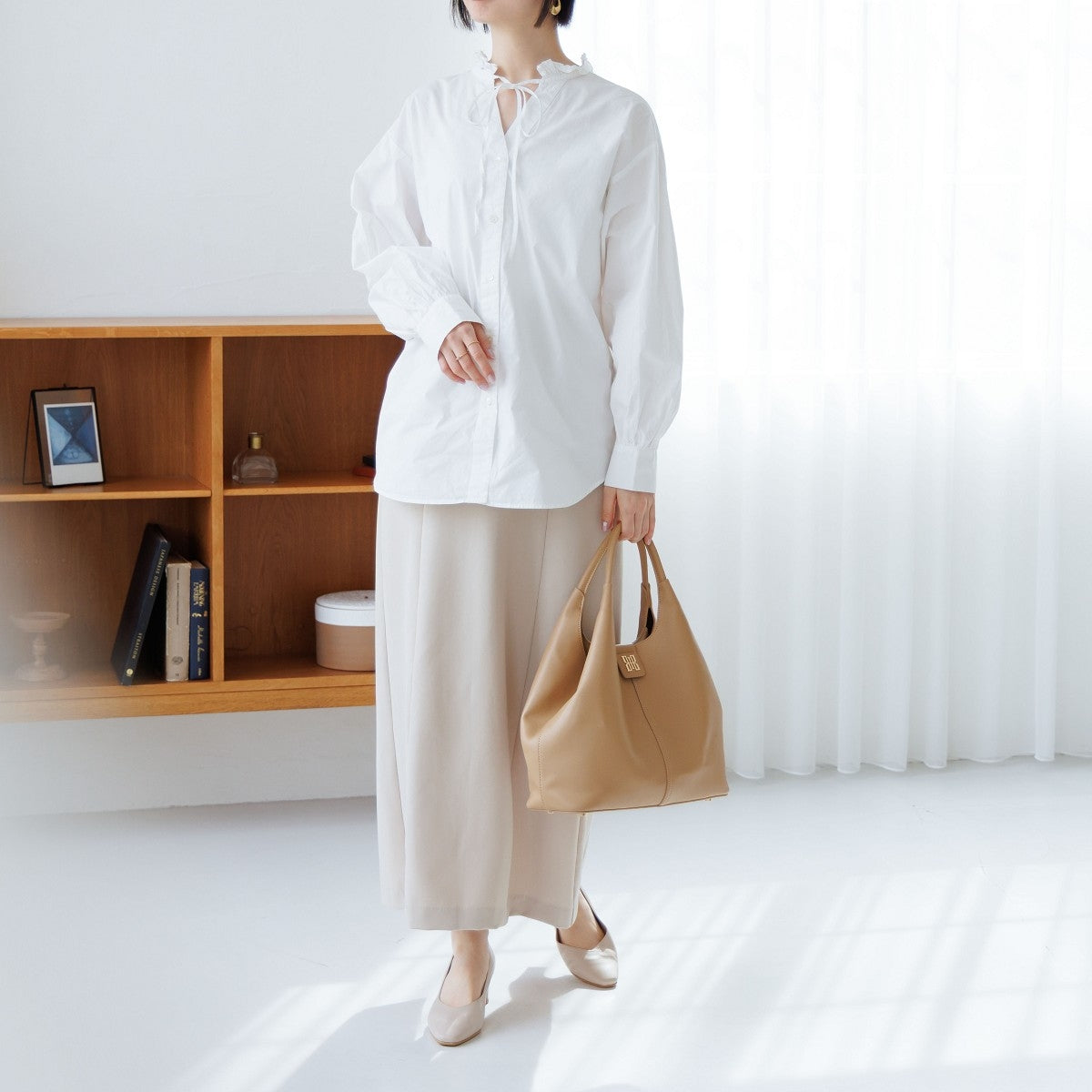 【26SS】ソフトスクエアトゥプレーンパンプス/663102