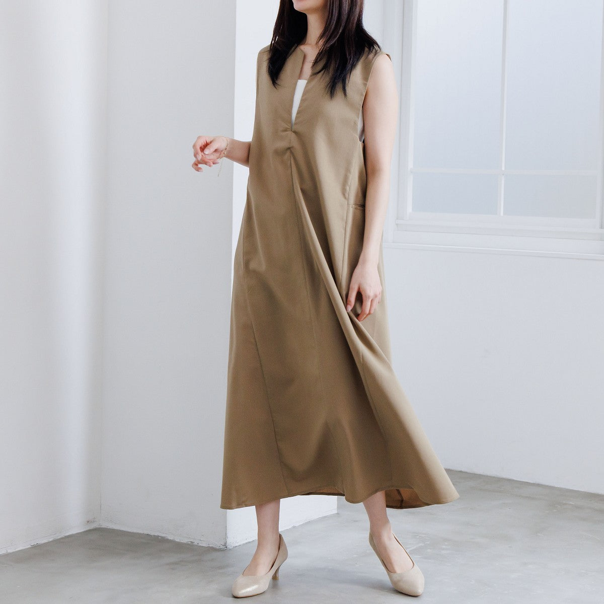 【26SS／跳べるパンプス】アーモンドトゥパンプス/663104