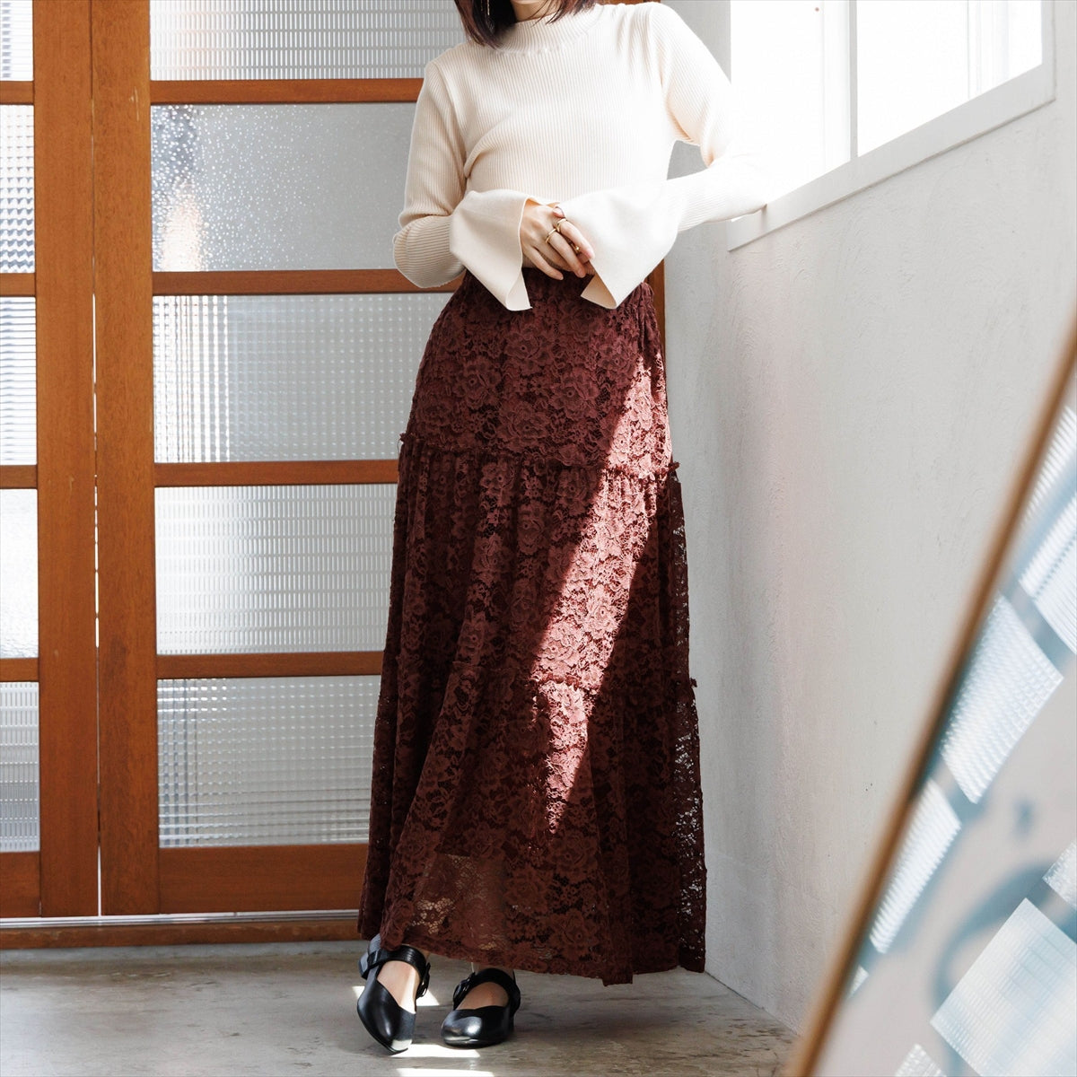 【26AW】2WAYベルトデザインバブーシュ/663302