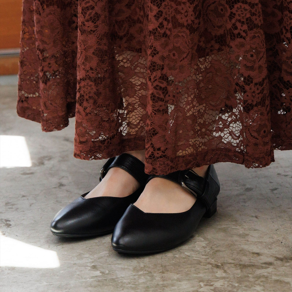 【26AW】2WAYベルトデザインバブーシュ/663302