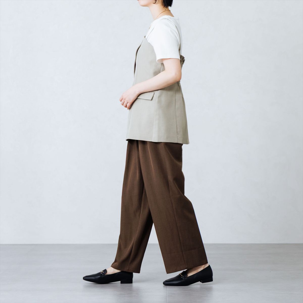 WEB限定デザイン／再入荷】ビットモチーフローファー/640003
