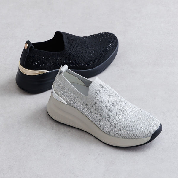 【26SS】ニットヒールアップスニーカー/667101