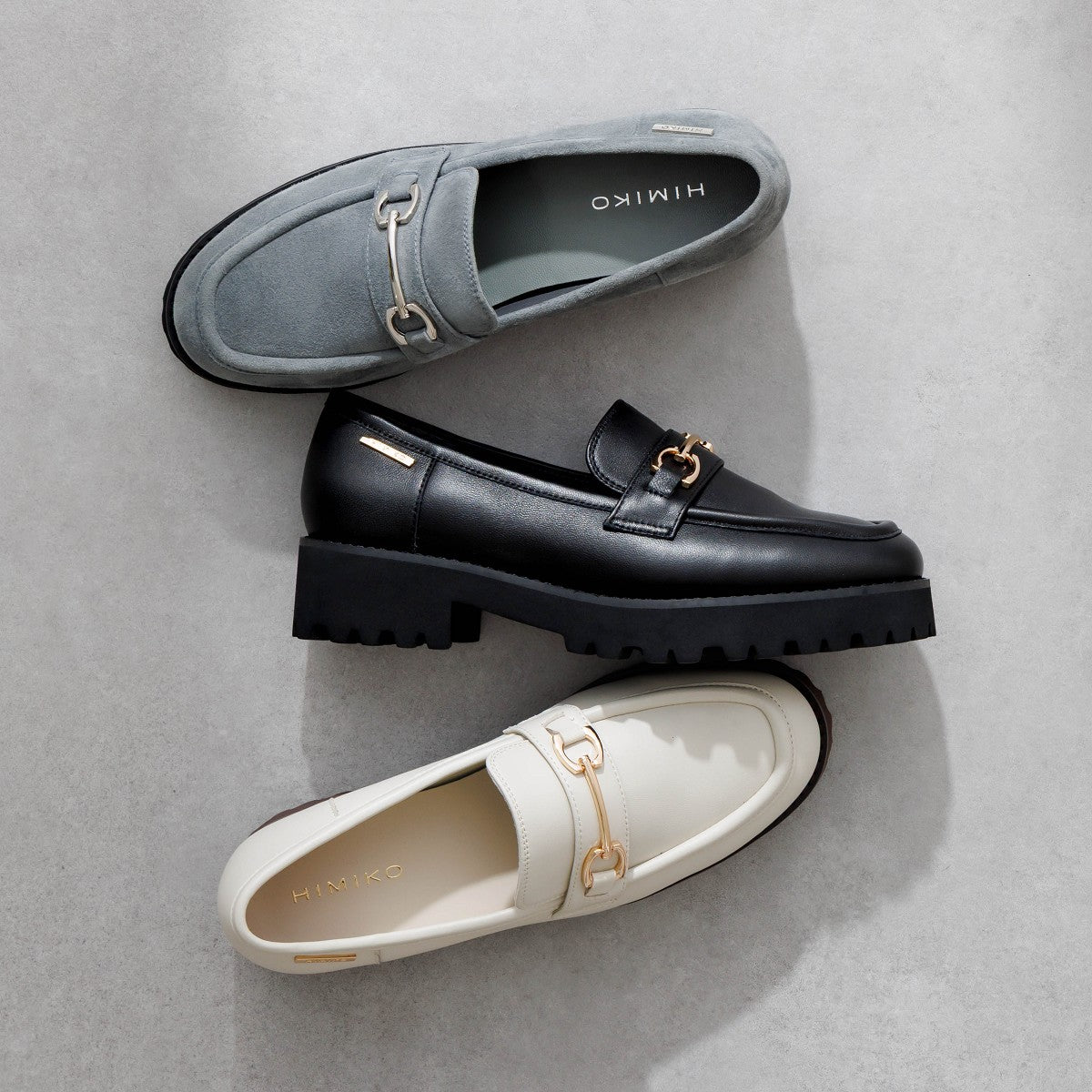 《予約／9月中旬入荷予定》【26AW】トラックソールビットローファー/661322
