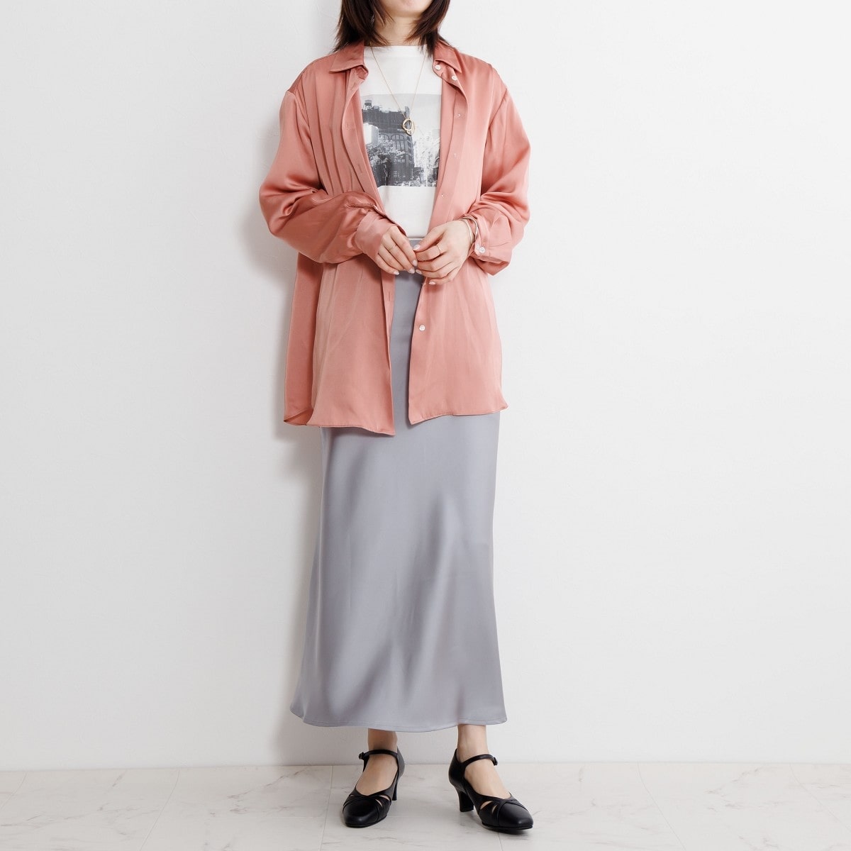 25SS】【快適ウォークパンプス】5cmヒールカットワーク