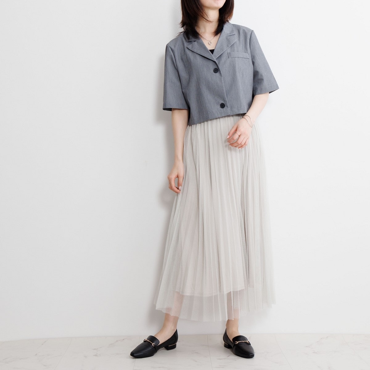 25SS新色入荷】カカトシャーリングソフトローファー/631102