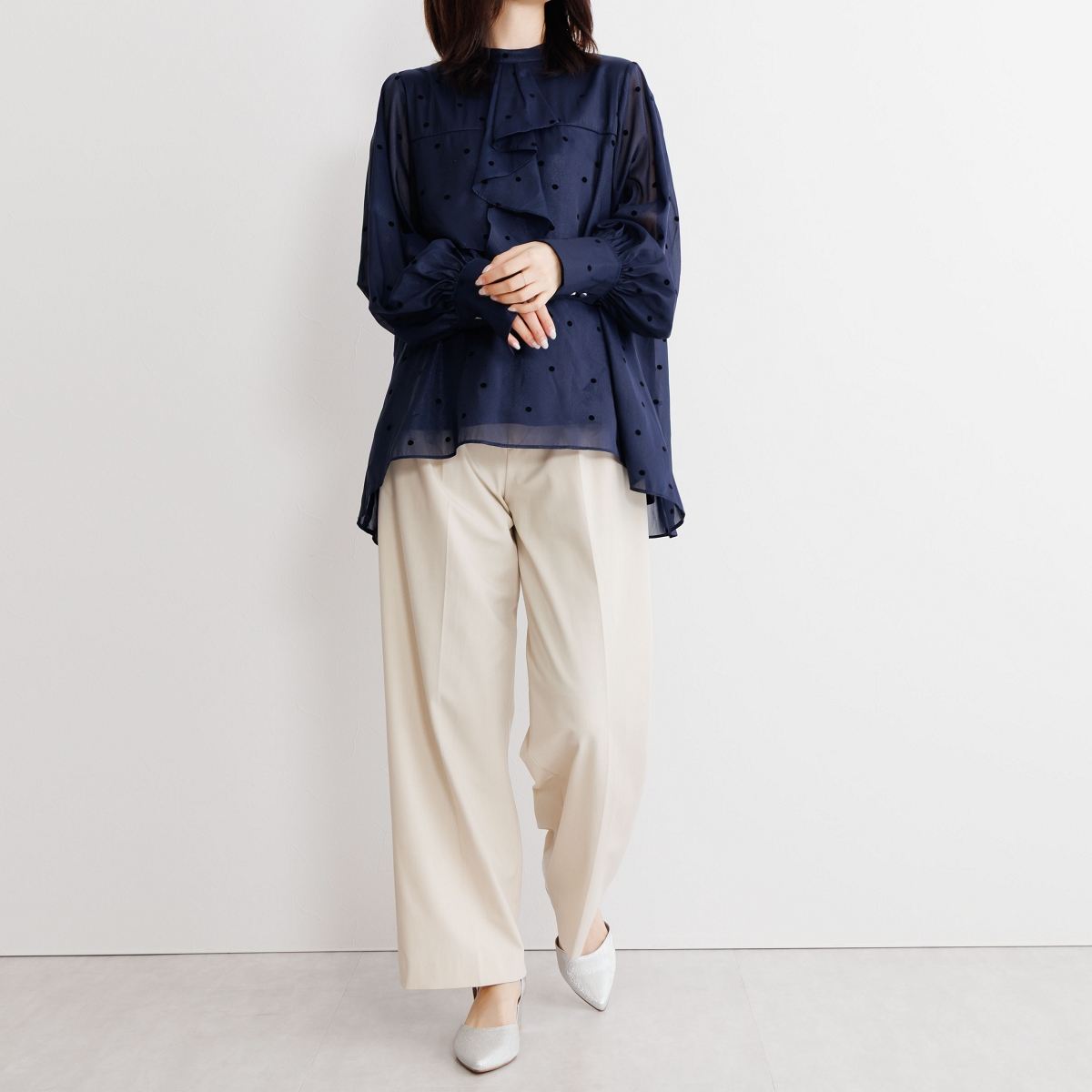 25SS】【WEB限定デザイン】セパレートストラップパンプス/640010