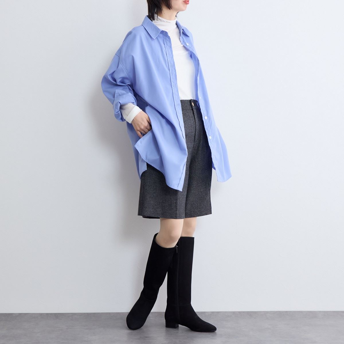 【24AW】ワイドシャフトロングブーツ/641416