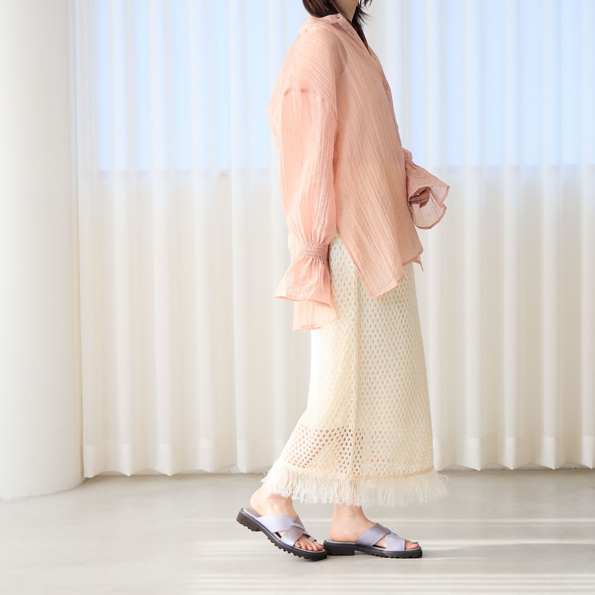 今期 HIMIKO トラックソールトングサンダル 651222 再値下げ】カットワークトラックソールサンダル/651225 | 卑弥呼